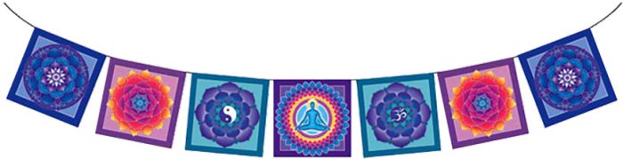 meditation prayer flag